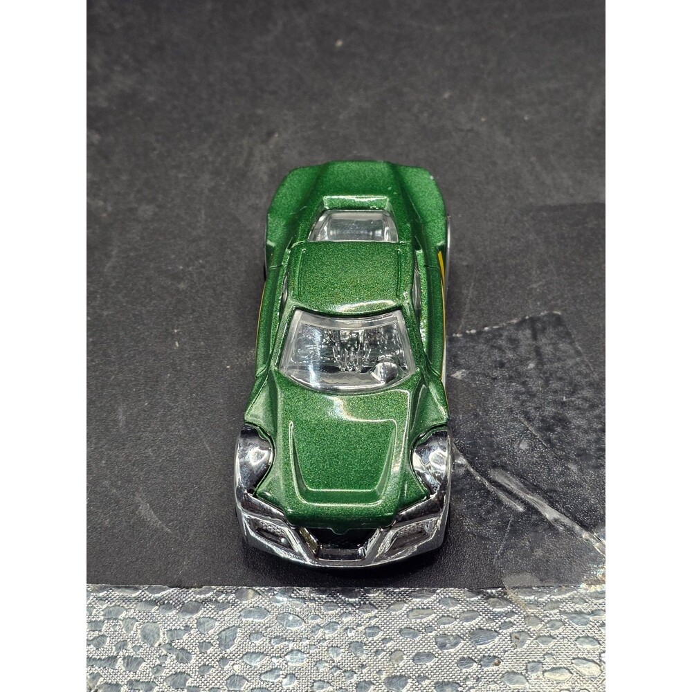 Hot Wheels Symbolic Diecast Car – Green Chrome Edition